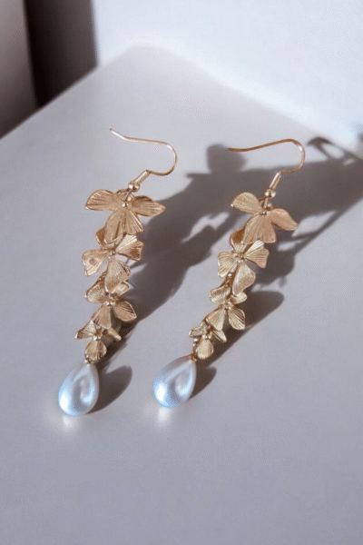 boucles d'oreilles perle